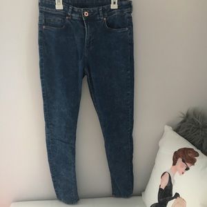 H&M Divided High Rise Skinny Denim Jeans
